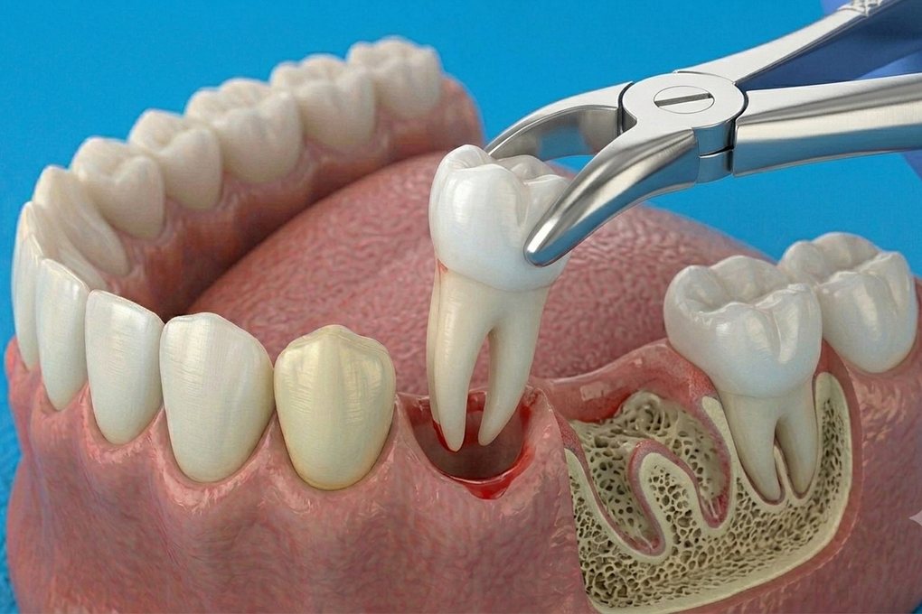 Tooth Extraction illustration